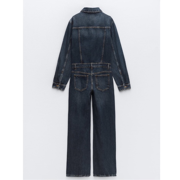 Zara Denim TRF Jumpsuit - Picture 5 of 14